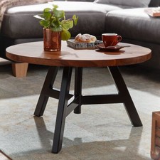 FineBuy Tavolino Salotto Legno