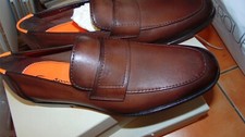 SANTONI  MOCASSINI VERA PELLE