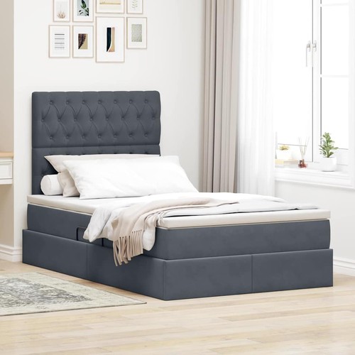 Letto con contenitore led - letto,