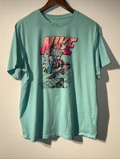 Bella camicia Nike uomo XL lucertola surf sport acquatici Just Do It Y2K moto d'acqua