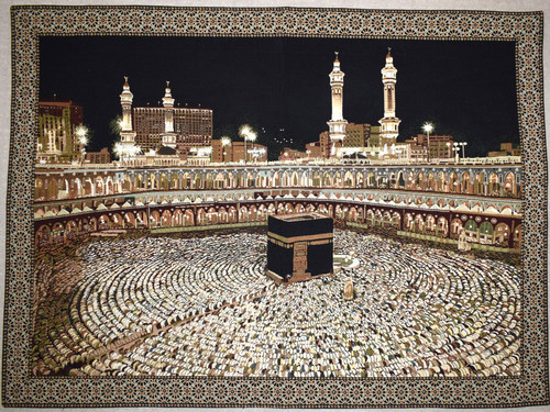 Arazzo notturno kaaba - kaaba,, grande