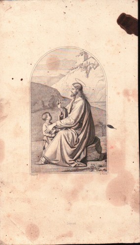 Immagine religiosa stampa - religiosa, "