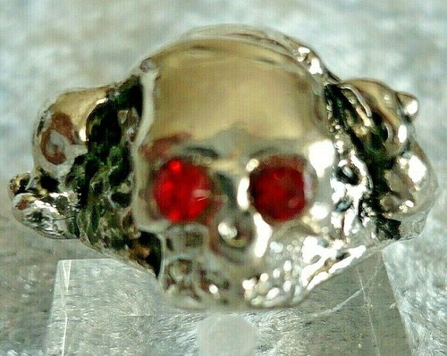 Grande anello teschio folklore - grande,