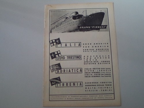 Advertising pubblicità 1950 - pubblicità,