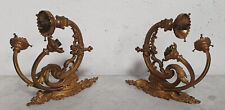 Coppia Di Grandi Applique In