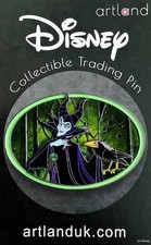 Spilla artistica Disney Artland Bella Addormentata Malefica AP/20 nuova sigillata