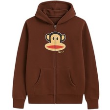 FELPA CON CAPPUCCIO ZIP