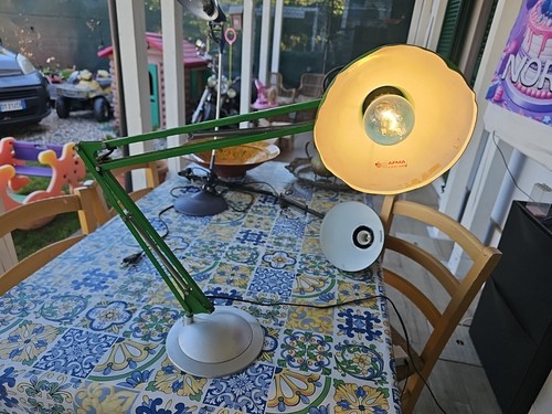 Lampada pantografo anni 70 - lampada,