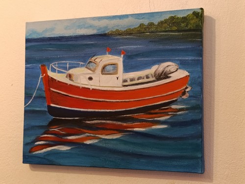Quadro dipinto mano - mano, su
