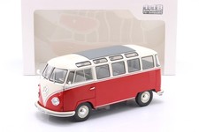 Volkswagen VW T1 Samba Bus anno 1962 rosso/bianco �� 1:18 Solido