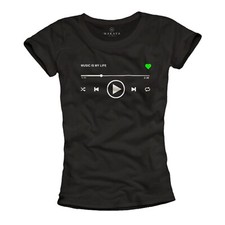 Maglia donna musica top hip
