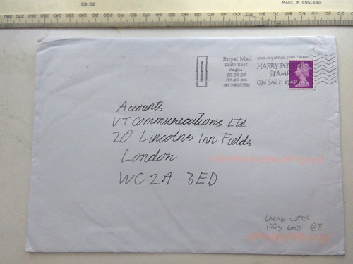 Postal history inland 48p - gb,