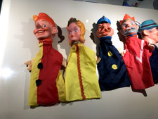 LOTTO 6 BURATTINI CON TESTA IN