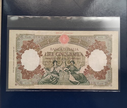Banconote italiane lire 5000 - lire,
