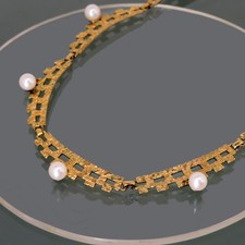 Collana In Oro Placcata Doppia