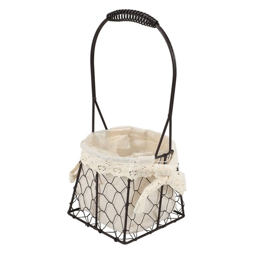 Panier ovale fil - , en