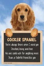 Insegna Golden Cocker Spaniel