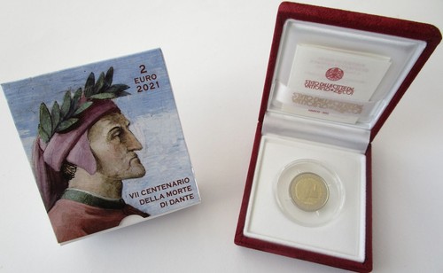 Vaticano euro 2021 dante - vaticano,