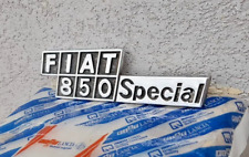 Scritta Sigla Logo Fregio Stemma Emblema Posteriore Originale Fiat 850 Special