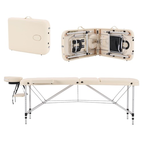 Lettino massaggio beige - lettino,