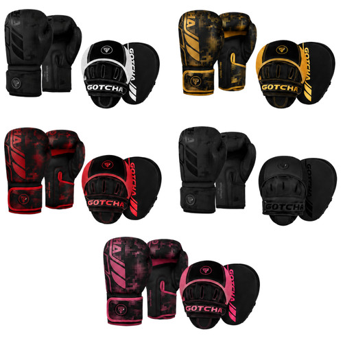 Set guantoni boxe focus - set,