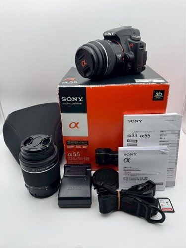 Kit fotocamera sony alpha a55 - fotocamera,