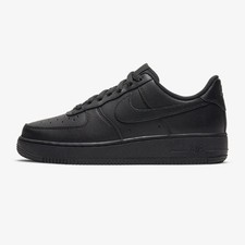 NIKE AIR FORCE 1 '07 SNEAKERS UOMO NERO BLACK NUMERI DAL 40 AL 45 ORIGINALI
