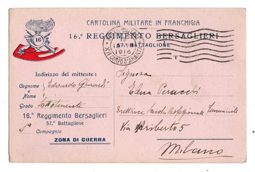 Franchigia 1916 - , 16°