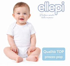 3 Body Neonato ELLEPI 100%