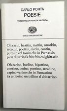 Poesie. Testo milanese a