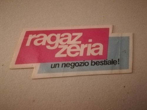 Adesivo originale vintage anni