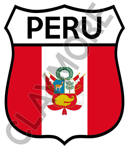 Peru sud america adesivo auto - peru',