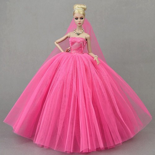Abito sposa rosa caldo - abito, per