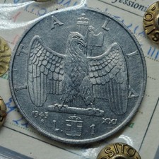 1 Lira 1943 Impero QSPL