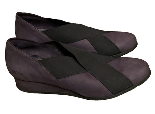 Scarpe arche otary viola nabuk - arche,