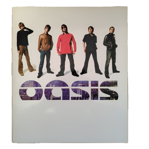 Oasis 2000 tour pamphlet - oasis,