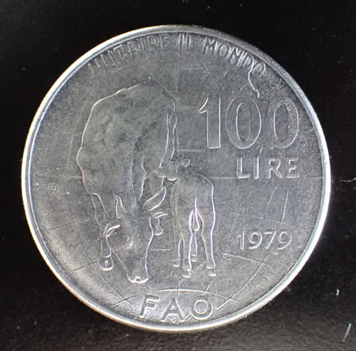 Moneta 100 lire 1979 - moneta,