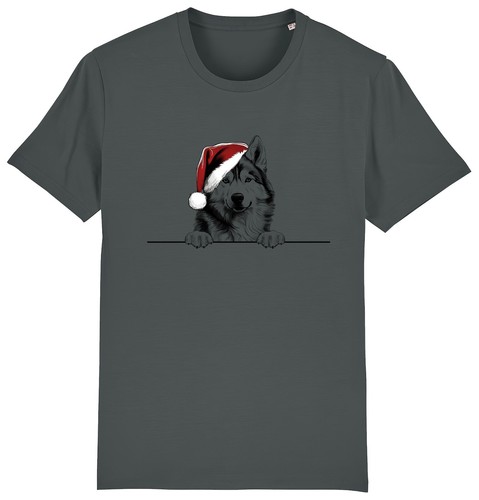 Siberian husky shirt cane - siberian, t-shirt