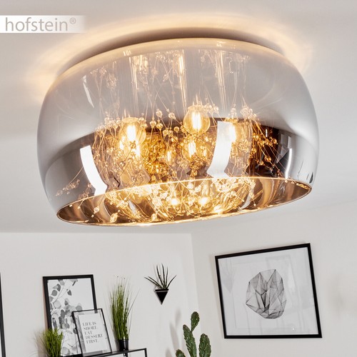 Plafoniera lampada vetro - , fumè