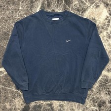 Felpa Nike vintage uomo XL blu