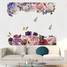Adesivi murali fiori rosa
