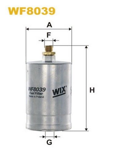 Wf8039 filtro carburante per - filtro,