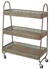 Carrello con ruote scaffale da