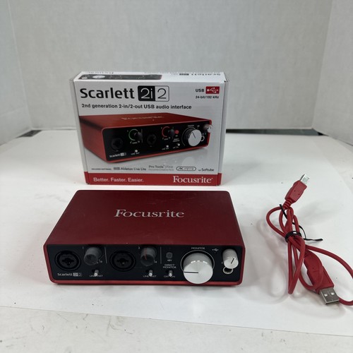 Focusrite scarlett 2i2 - scarlett,