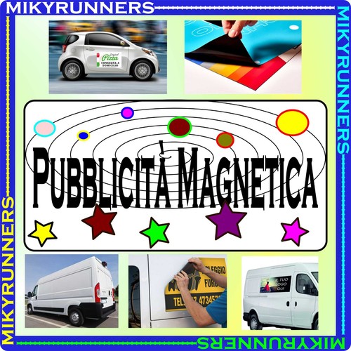 Targa magnetica pubblicitaria - magnetica,