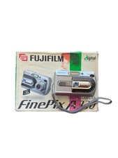 Fujifilm FinePix A340 4.0MP Digital Camera Silver RARE Tested