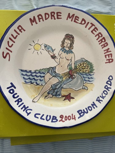 Piatto buon ricordo sicilia - ricordo,