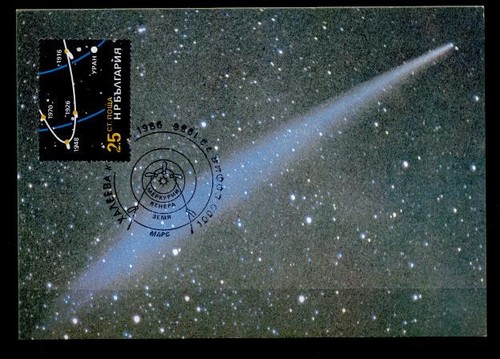 Cometa halleyscher scheda - di,