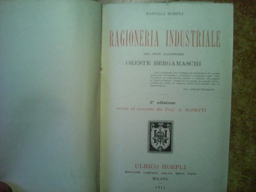 Libro del 1911 ragioneria - libro,
