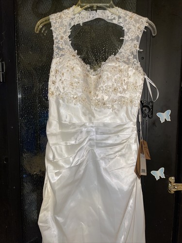Bellissimo abito sposa raso - abito, da